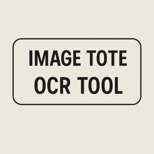 Image to Text OCR Tool